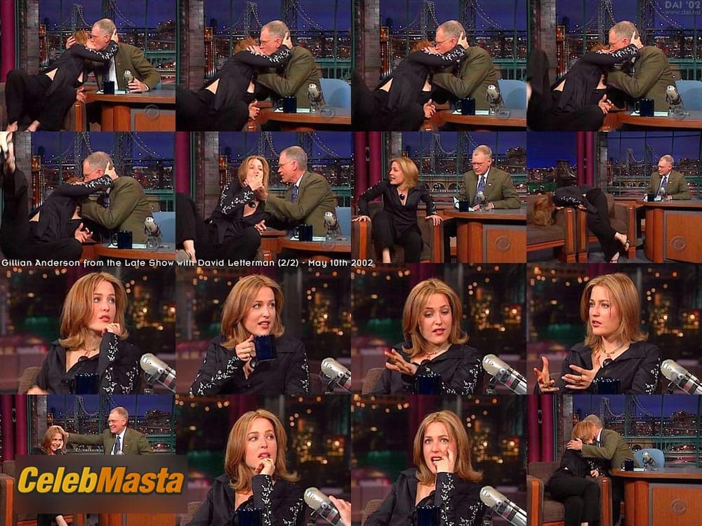Gillian Anderson Photos from Late Show With David Letterman photo 1