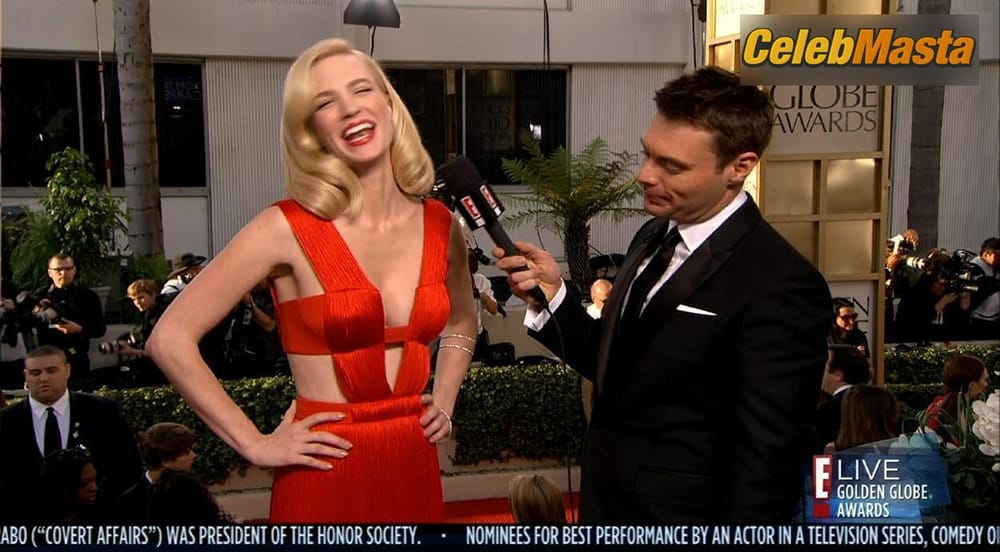 January Jones Photo Set from The Golden Globe Awards photo 1