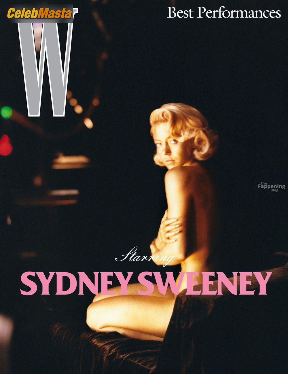 Sydney Sweeney Sexy And Bare Teases Her Golden Tits And Body In A Photoshoot For W Magazine photo 1