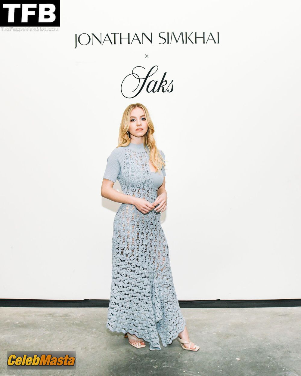 Sydney Sweeney Is Pictured at Jonathan Simkhai X Saks Fifth Avenue Cocktail And Dinner Party Photo Gallery photo 1