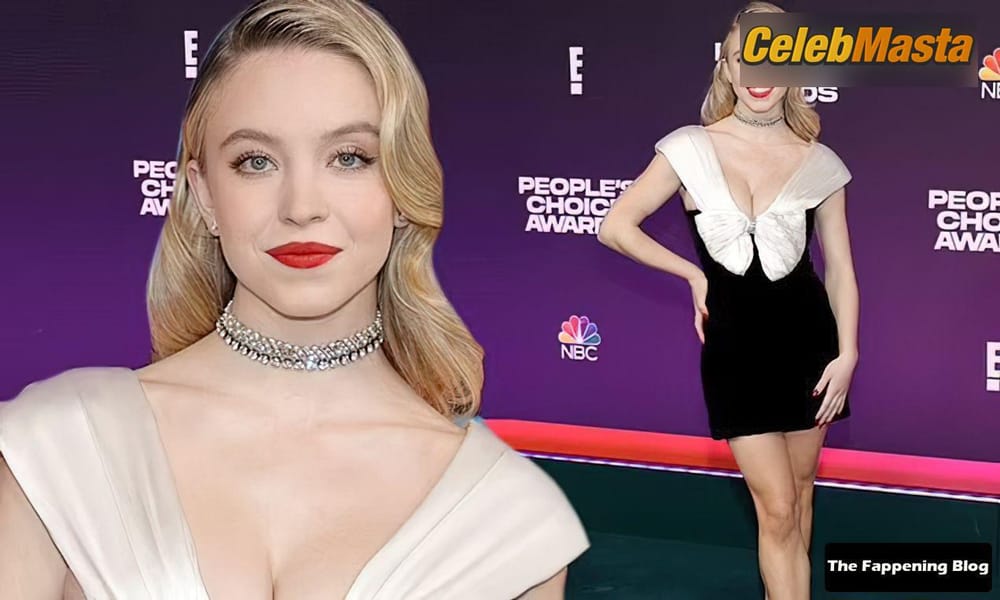 Sydney Sweeney Takes the Plunge in A Very Low-Cut Band Mini Dress at Peoples Choice Awards Photo Gallery photo 1