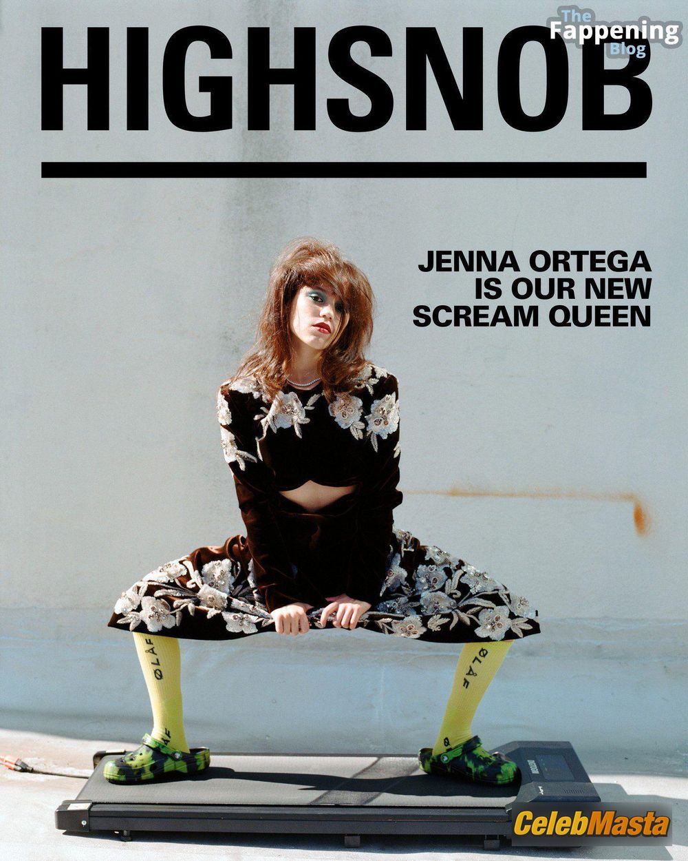 Jenna Ortega Sexy Poses Her Sizzling Legs and Figure in a Photoshoot for Highsnobiety Magazine November 2022 Issue photo 1
