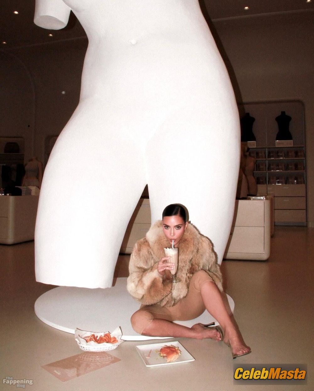 Kim Kardashian Sexy And Hot Poses Her Attractive Assets For SKIMS Photo Gallery photo 1