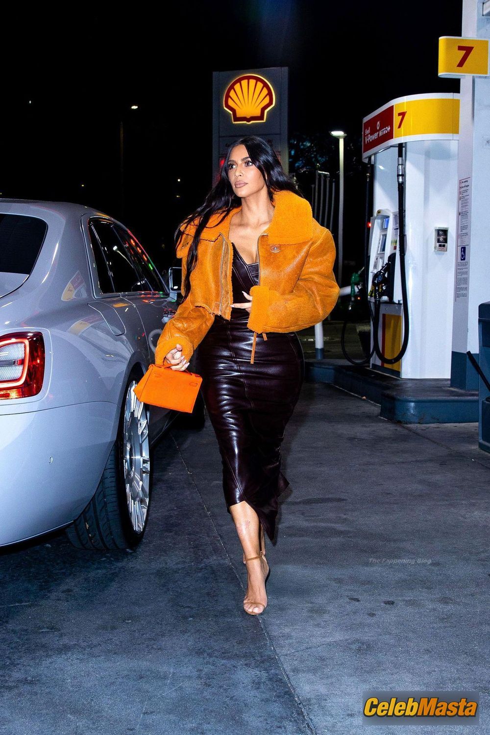Kim Kardashian Sexy Seen in Los Angeles Wearing A Vintage 2000 Christian Dior Dress Photo Gallery photo 1