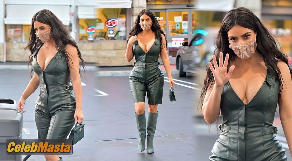 Kim Kardashian seen for the first time since husband Kanye West announced he is running for president of the USA Photo Gallery photo 1