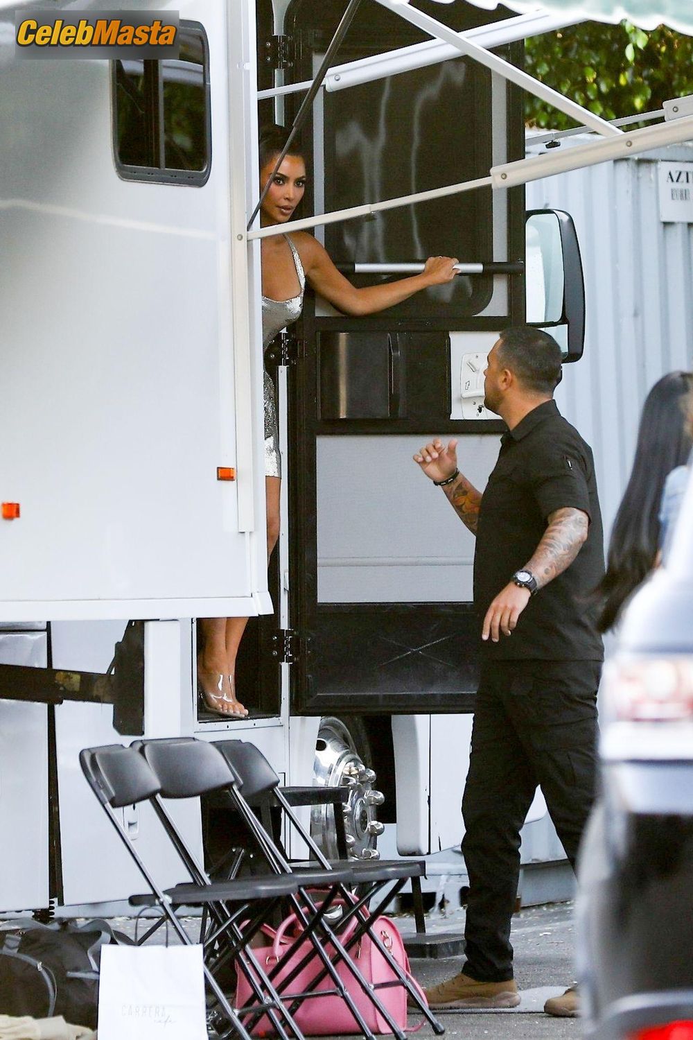 Kim Kardashian makes a cameo in Paris Hilton’s video shoot in West Hollywood (02.05.2019) Photo Gallery photo 1
