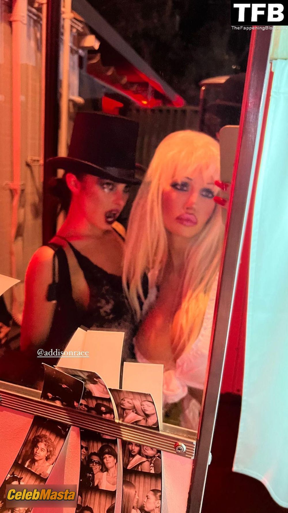 Addison Rae Sexy Poses Flashing Her Tits Wearing A See-Through Halloween Costume On Social Media Photo Gallery photo 1