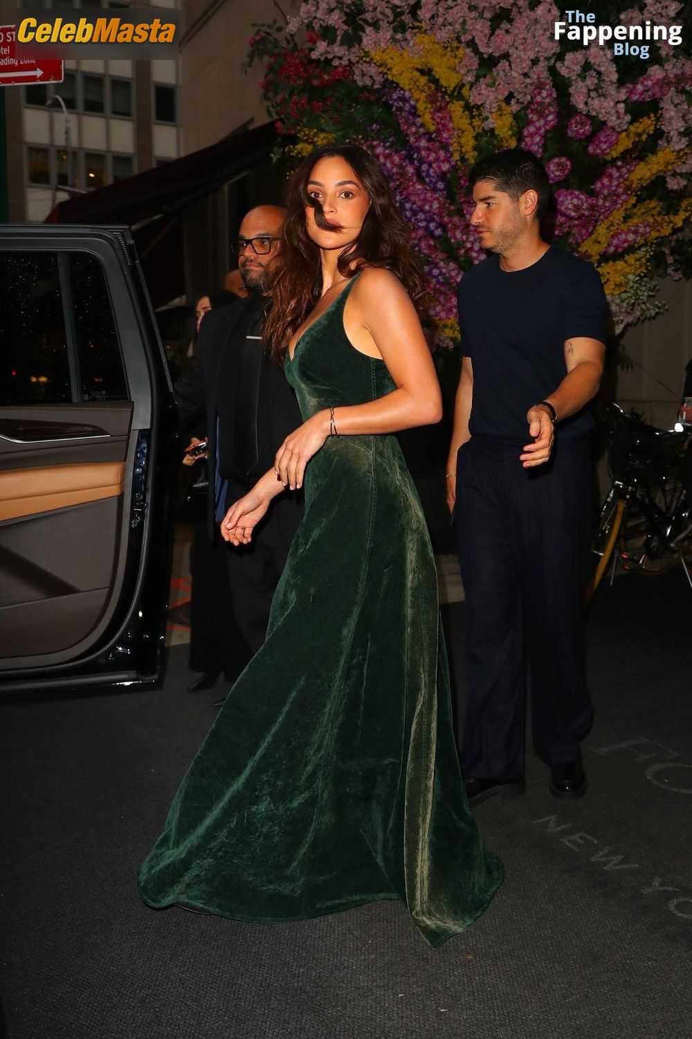 Adria Arjona Sizzles In Sexy Green Dress At Nyfw Event Photo Gallery photo 1