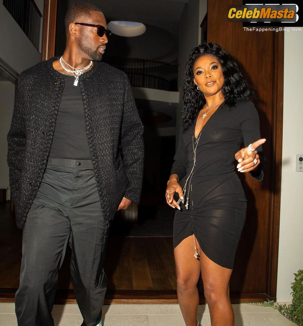 Gabrielle Union Flashes Her Tits in A See-Through Dress Photo Gallery photo 1