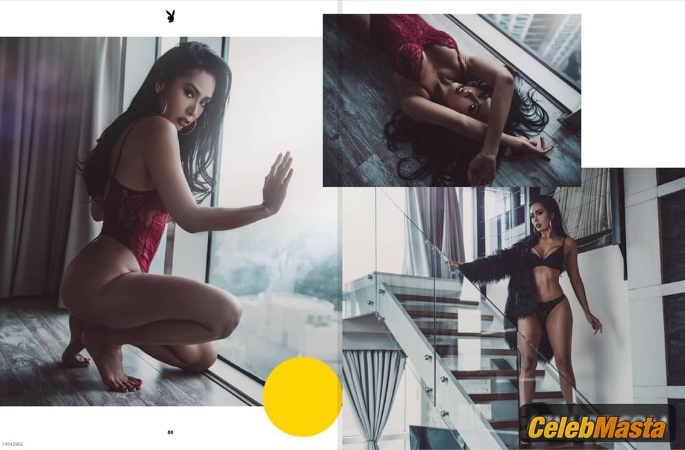 Rachel Lobangco in Playboy Magazine Denmark