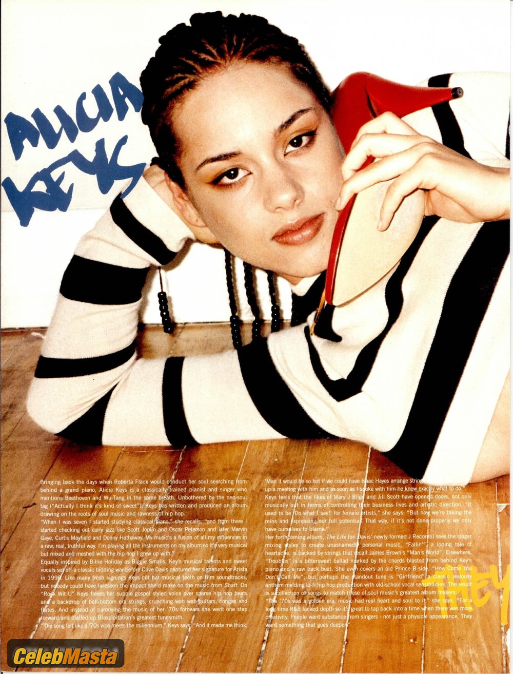 Alicia Keys in Alicia Keys In Dazed June 2001