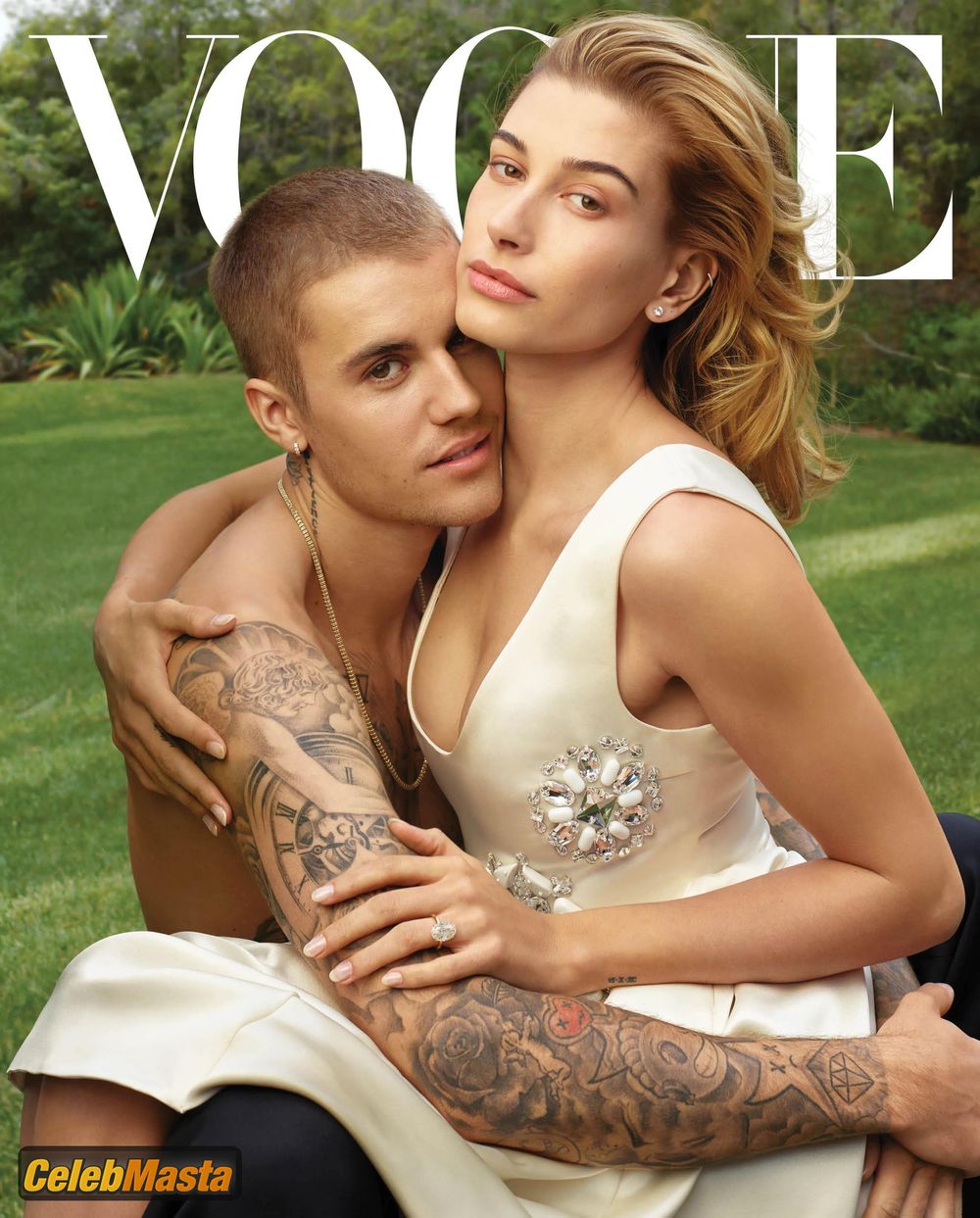 Hailey Bieber Photo Set from Vogue Magazine photo 1