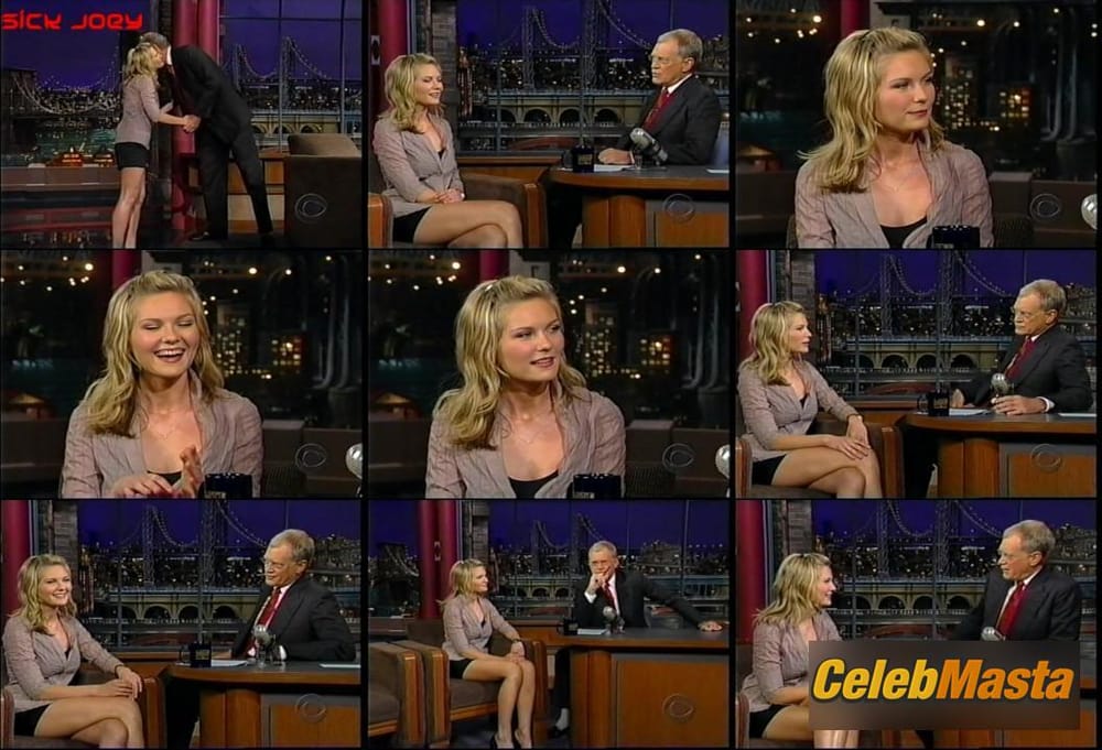 Kirsten Dunst Photos from Late Show With David Letterman photo 1