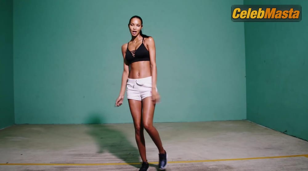 Photo Gallery: Lais Ribeiro in The Victoria’s Secret Angels Lip Sync “24k Magic” photo 1