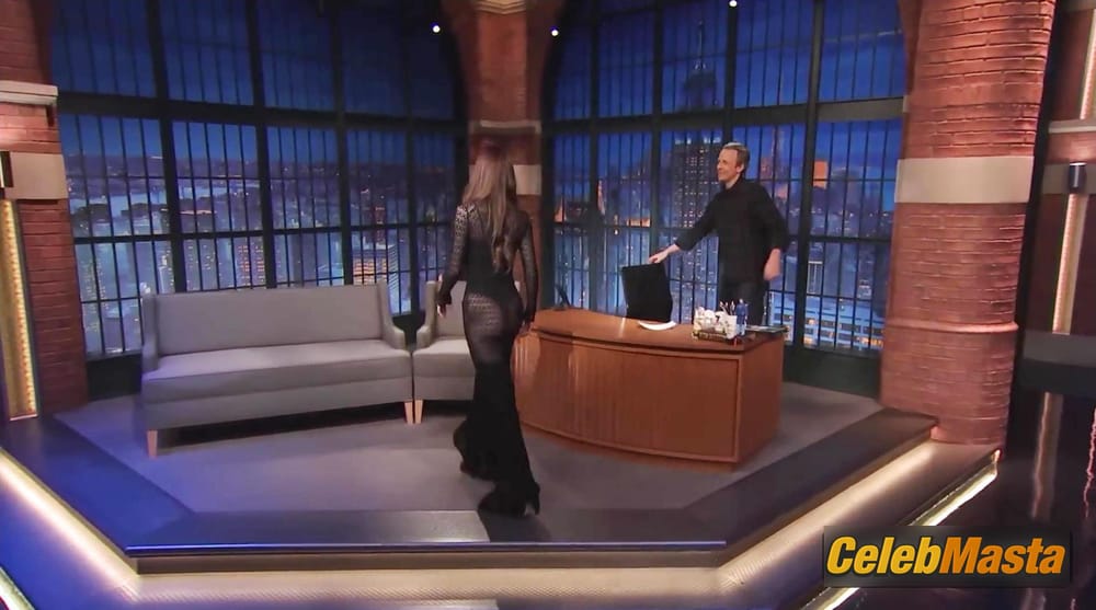 Dakota Johnson Scene Photos Gallery from Late Night With Seth Meyers photo 1