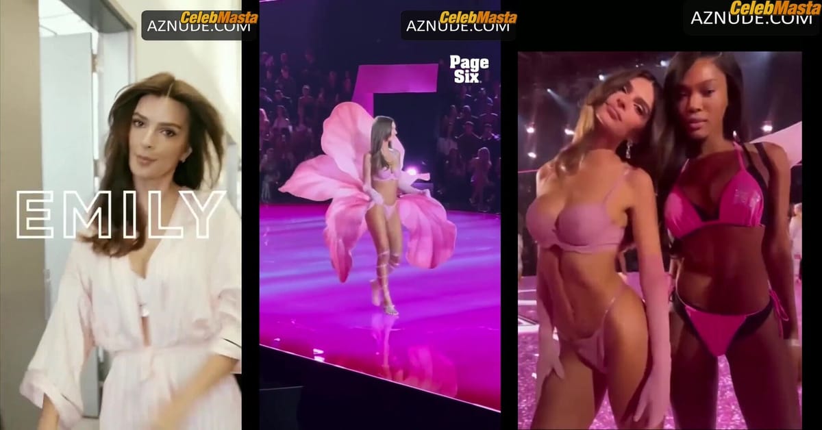 Emily Ratajkowski's Tits, Underwear Scene in Victoria's Secret Fashion Show 2005