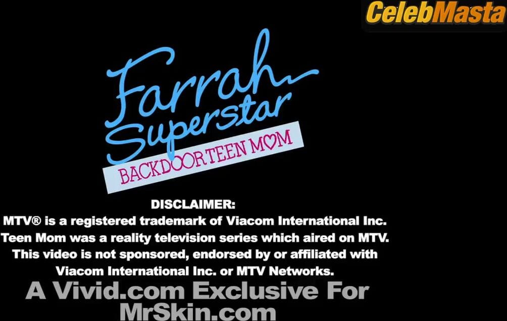 Farrah Abraham Breasts, Bush Scene in Farrah Abraham Sex Tape