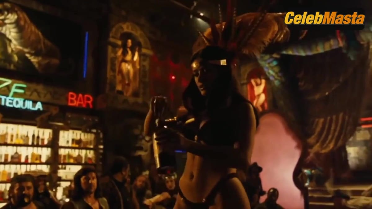Salma Hayek Shows Off Sexy Scene in From Dusk Till Dawn