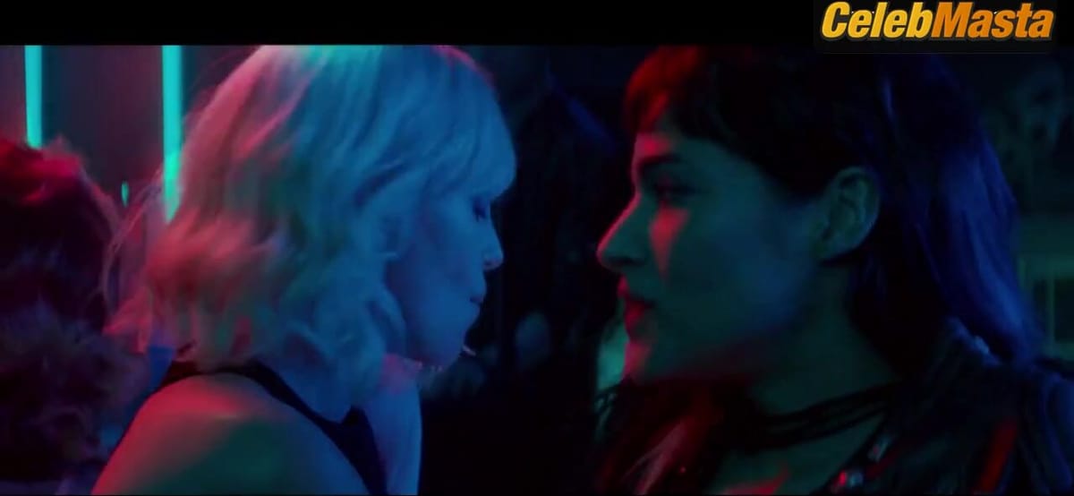 Charlize Theron and Sofia Boutella's Lesbian Scene from Atomic Blonde