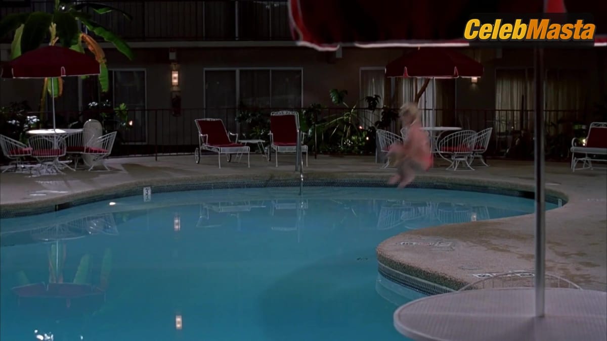 Natasha Richardson and Charlize Theron Swimsuit Scene from Waking Up In Reno