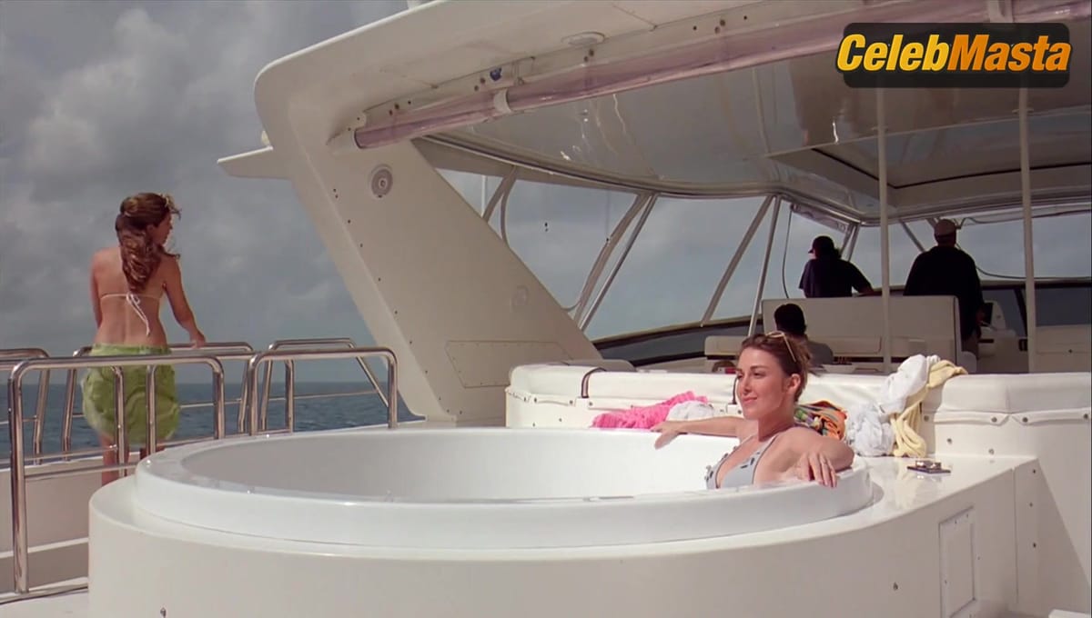 Kelly Brook, Gabrielle Jourdan Swimsuit Scene in Survival Island