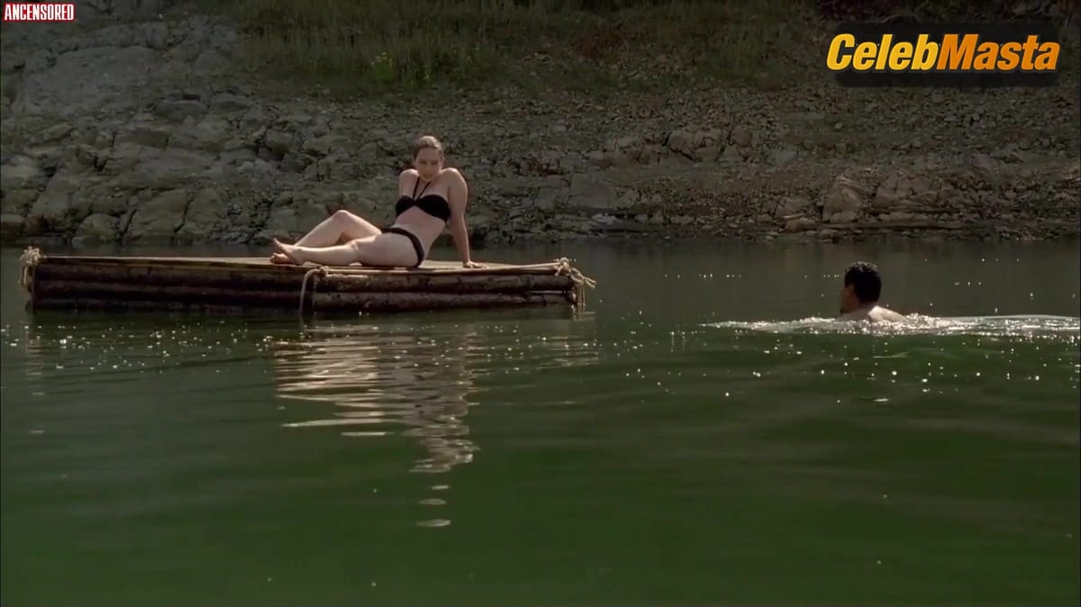 Emilia Clarke's Swimsuit Scene in Triassic Attack