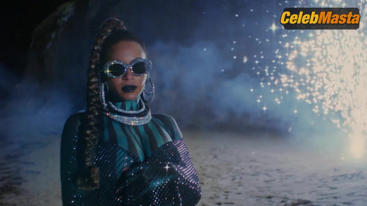 Beyonce Knowles Underwear Scene from Black Is King