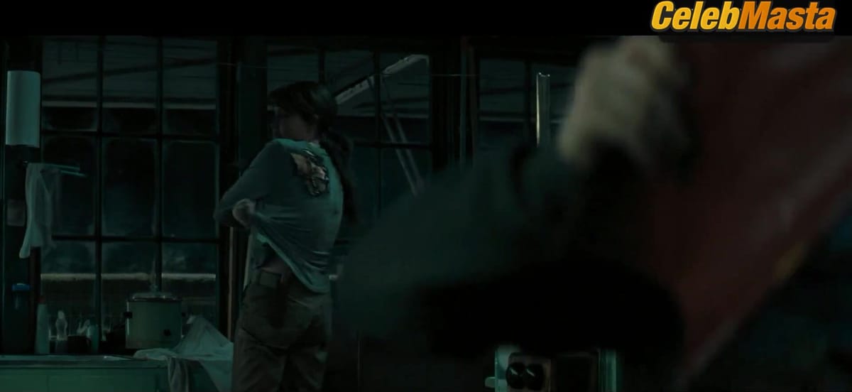 Angelina Jolie's Underwear Scene in Those Who Wish Me Dead