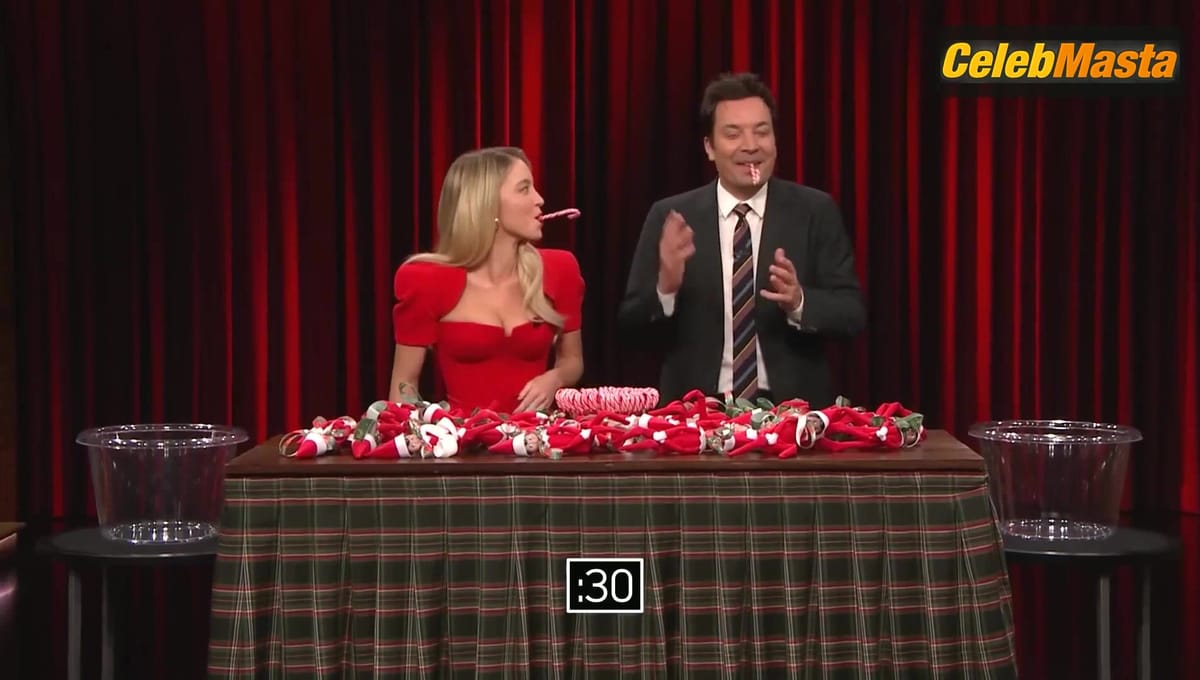 Sydney Sweeney Sexy Scene from The Tonight Show Starring Jimmy Fallon