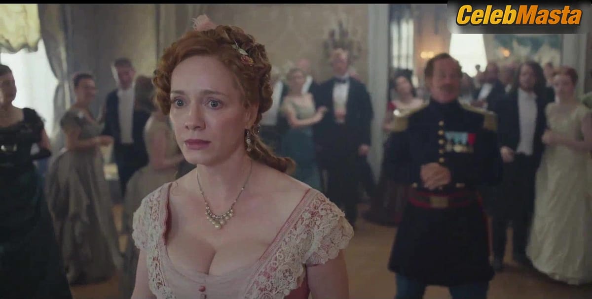 Christina Hendricks, Kristine Froseth, Josie Totah and Aubri Ibrag Tits Scene in The Buccaneers