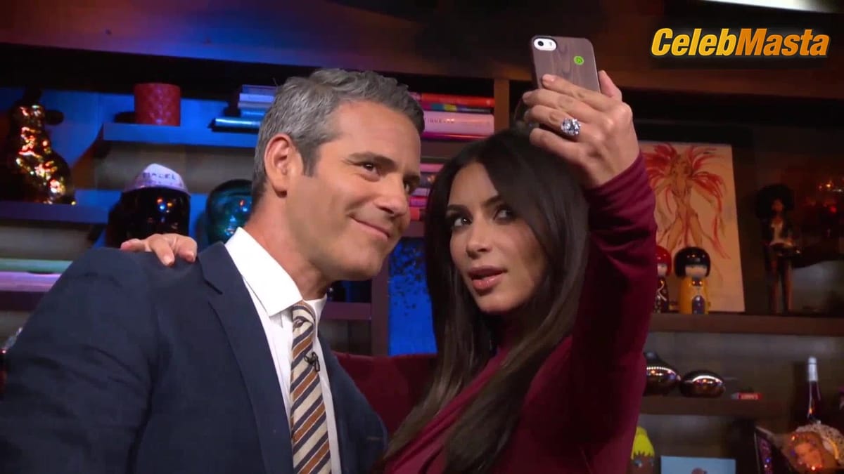 Kim Kardashian West Booty Scene from Watch What Happens Live With Andy Cohen