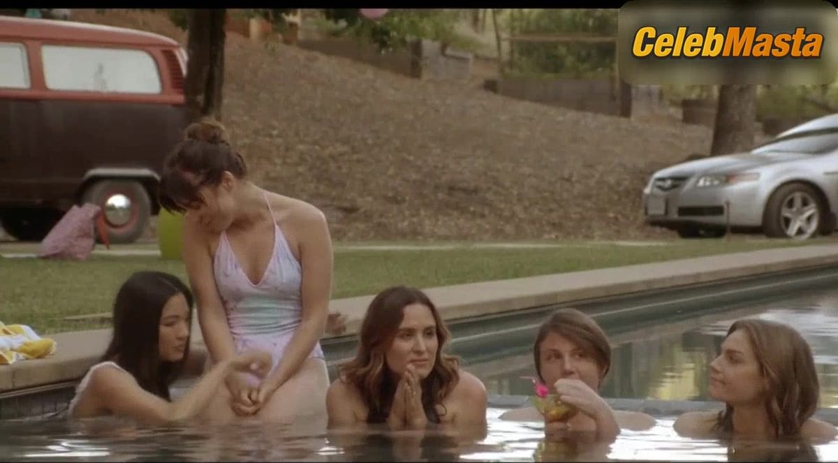 Angela Trimbur, Constance Wu and Lauren Parks Swimsuit Scene in The Feels