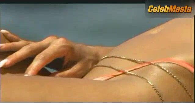 Pamela Anderson Swimsuit Scene from Baywatch Hawaiian Wedding