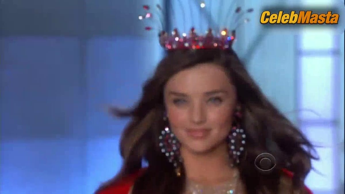 Miranda Kerr Shows Underwear Scene in The Victoria's Secret Fashion Show 2011
