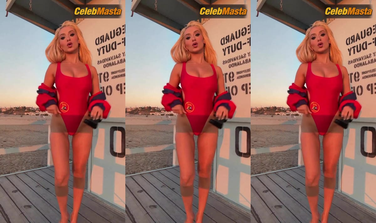 Jewell Farshad Butt's Tits Scene from Baywatch