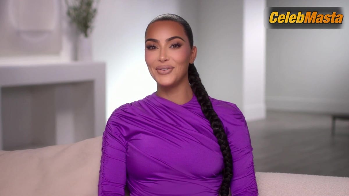 Kim Kardashian West Bares Underwear Scene in The Kardashians
