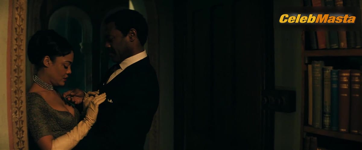 Tessa Thompson's Tits Scene from Hedda