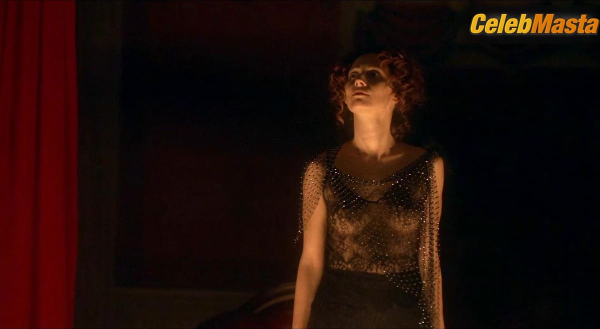 Rebecca Dayan Boobs Scene in Tesla