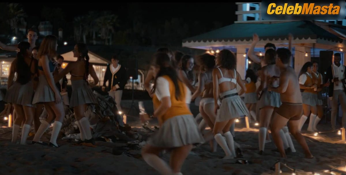 Nicole Wallace and Eva Ruiz Underwear Scene from Your Fault