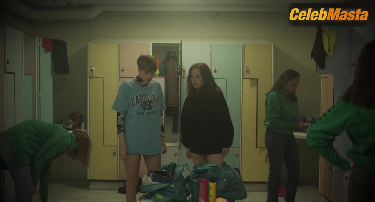 Thea Sofie Loch Naess, Amalia Holm and Sofia Tjelta's Underwear Scene in Delete Me