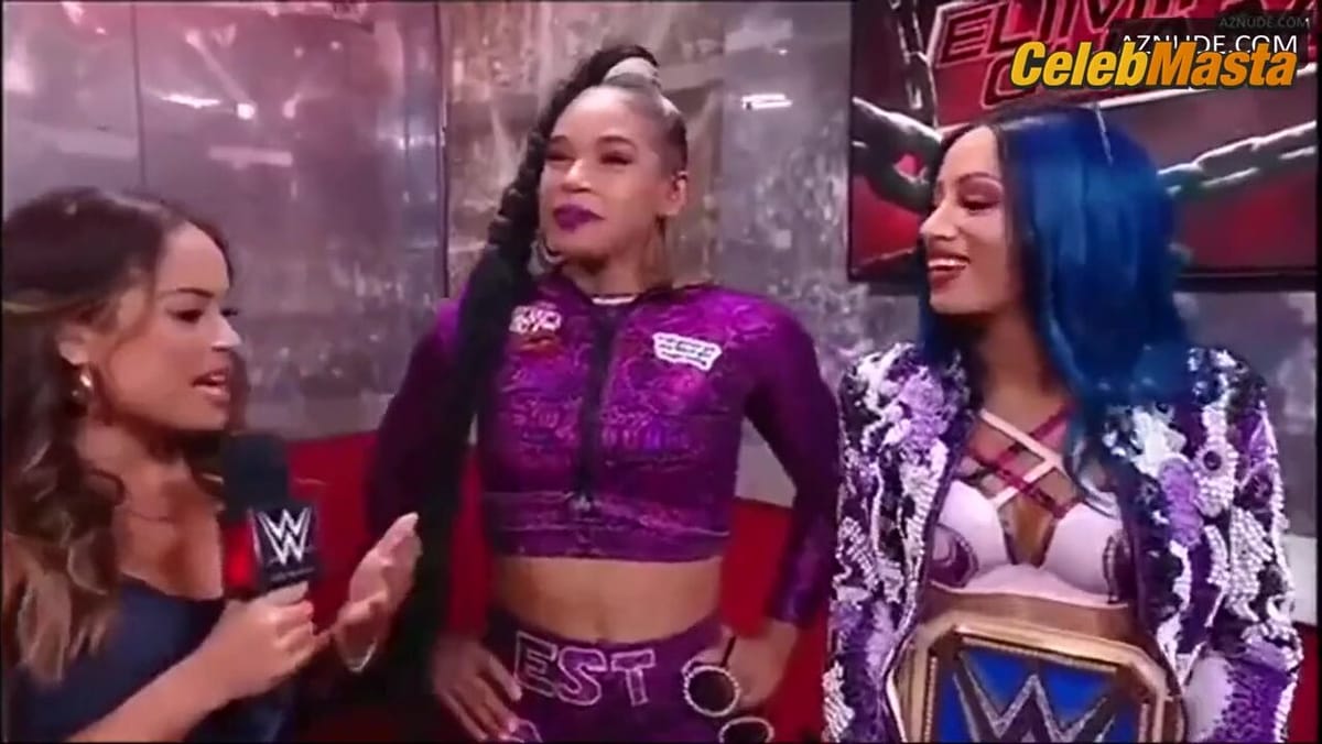 Sasha Banks' Sexy Ring Scene in Elimination Chamber 2021
