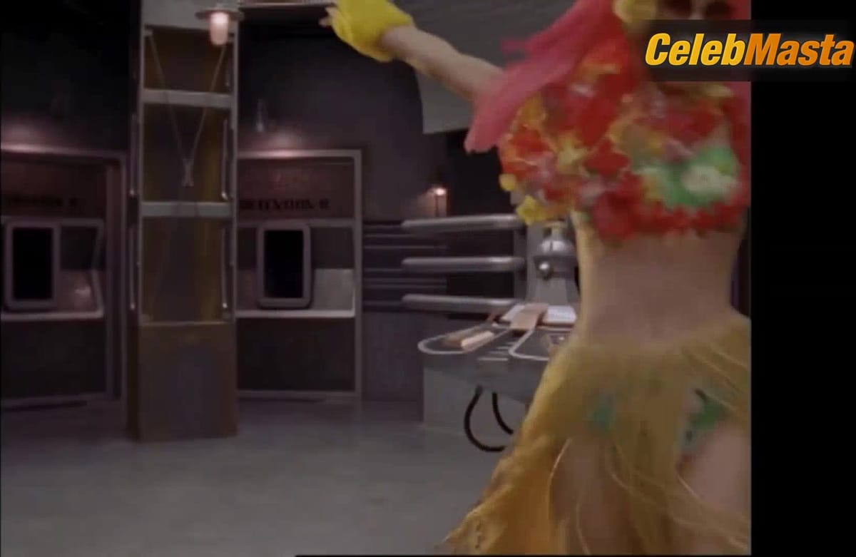 Kate Sheldon's Swimsuit Scene in Power Rangers Time Force