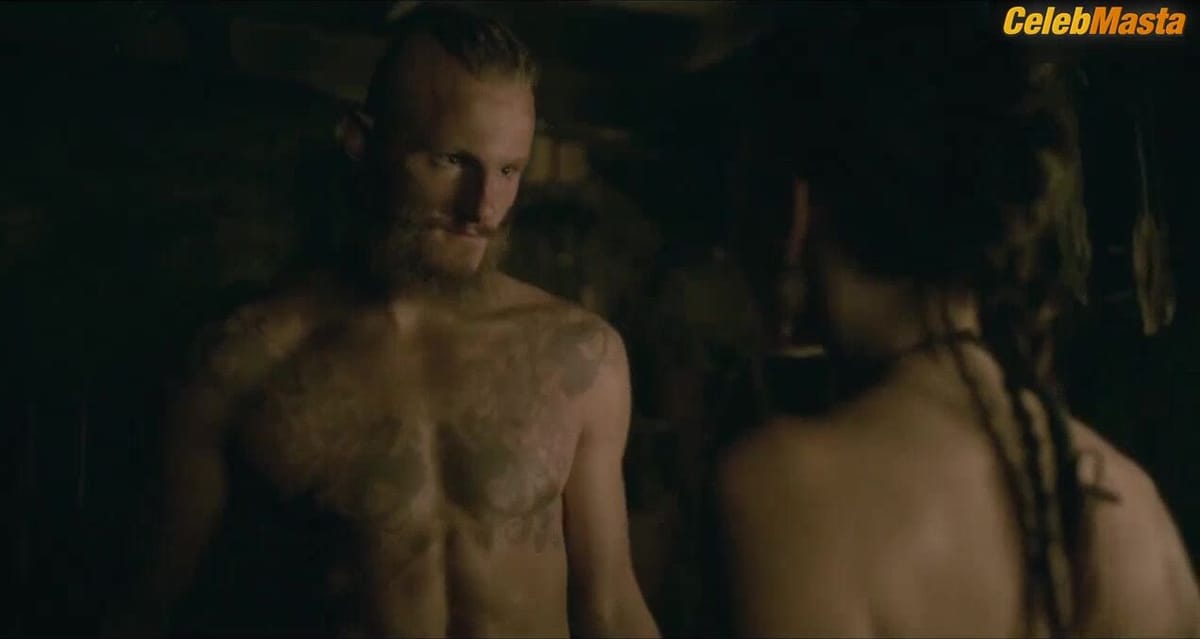Ida Nielsen's Boobs Scene in Vikings