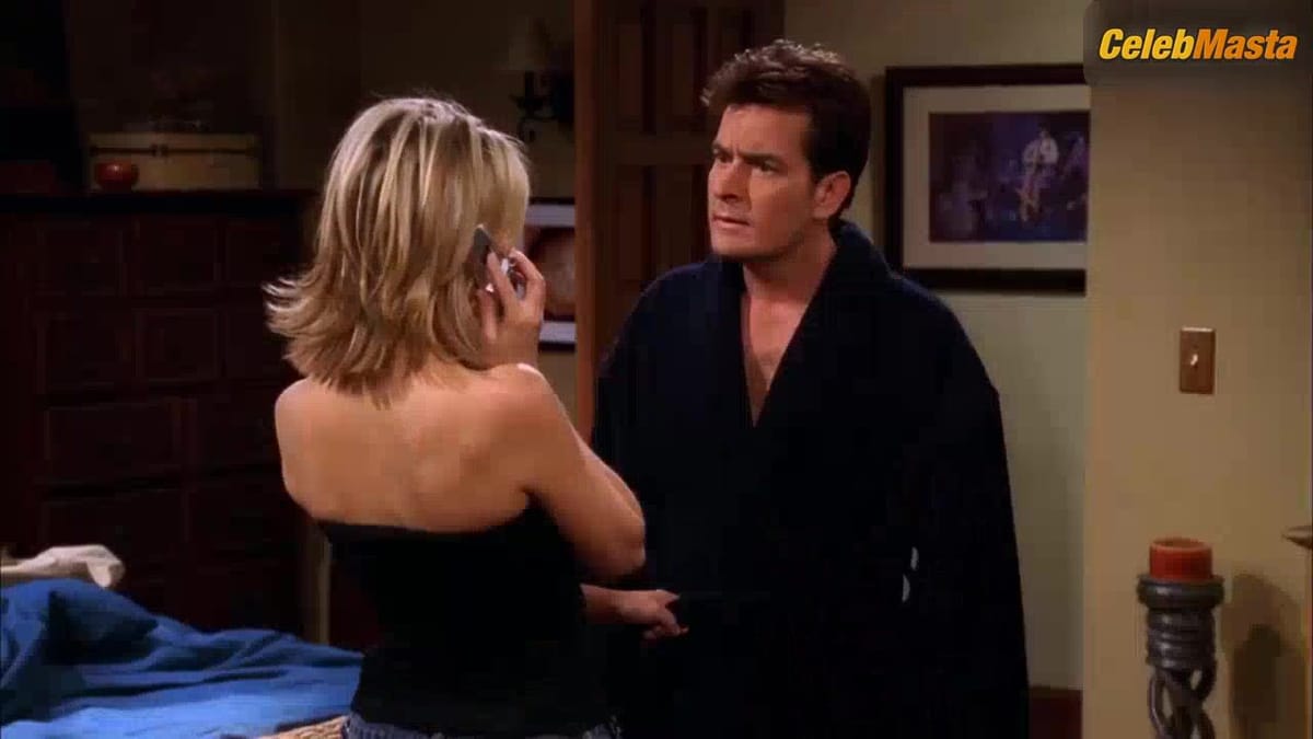 Alana De La Garza Tits Scene from Two And A Half Men