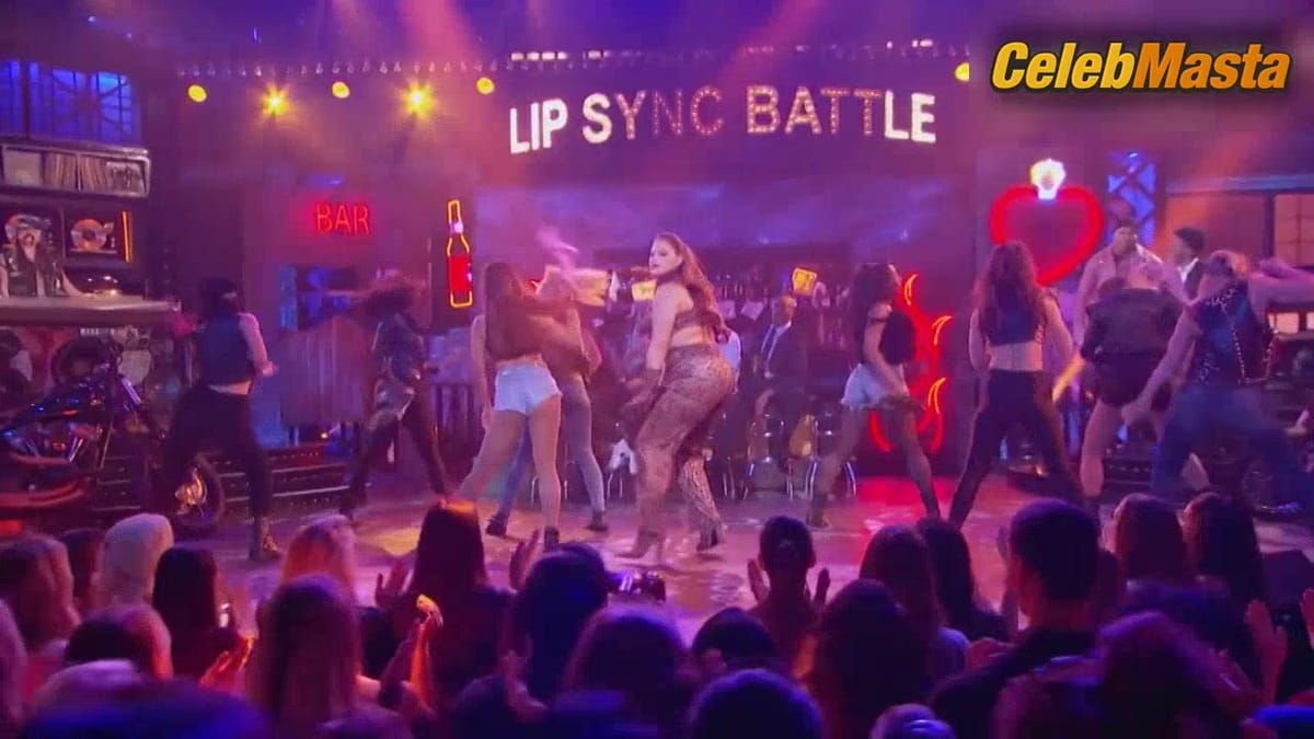 Ashley Graham Sexy Scene in Lip Sync Battle