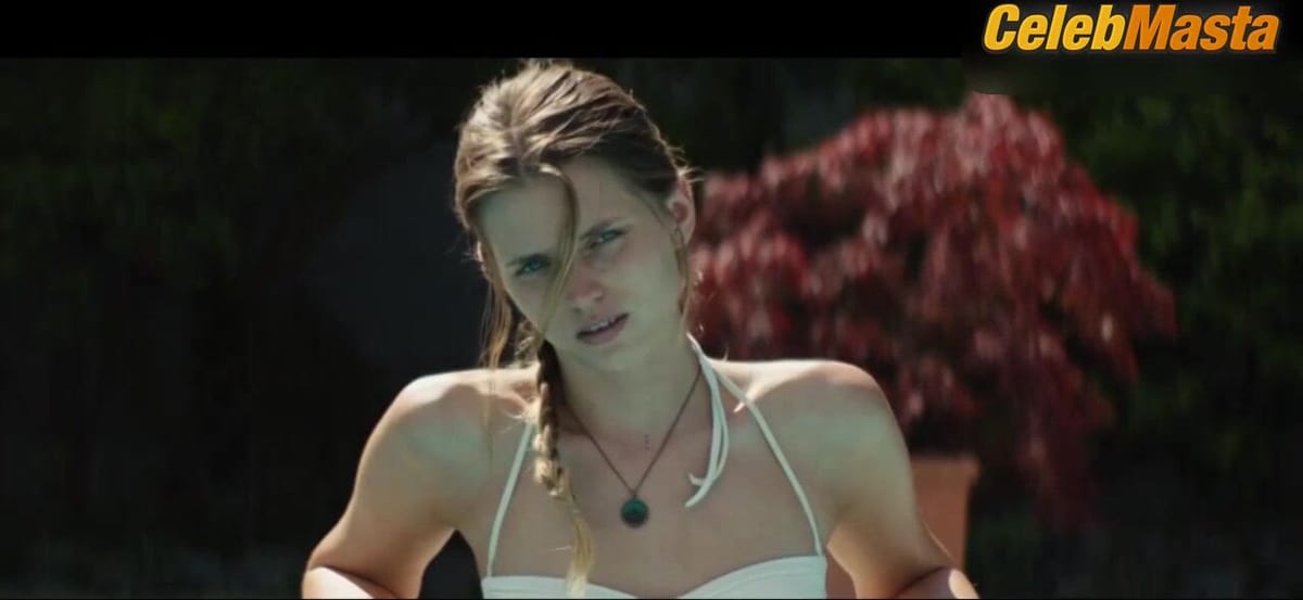 Riley Keough and Abbey Lee's Swimsuit Scene in Welcome The Stranger