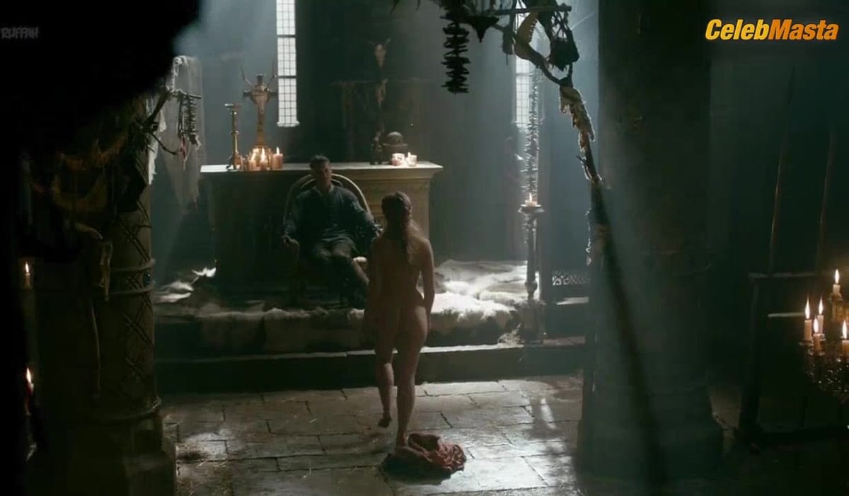 Alicia Agneson Booty, Boobs Scene in Vikings