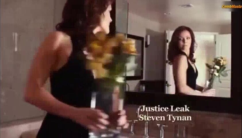 Dina Meyer's Tits Scene from Fatal Secret