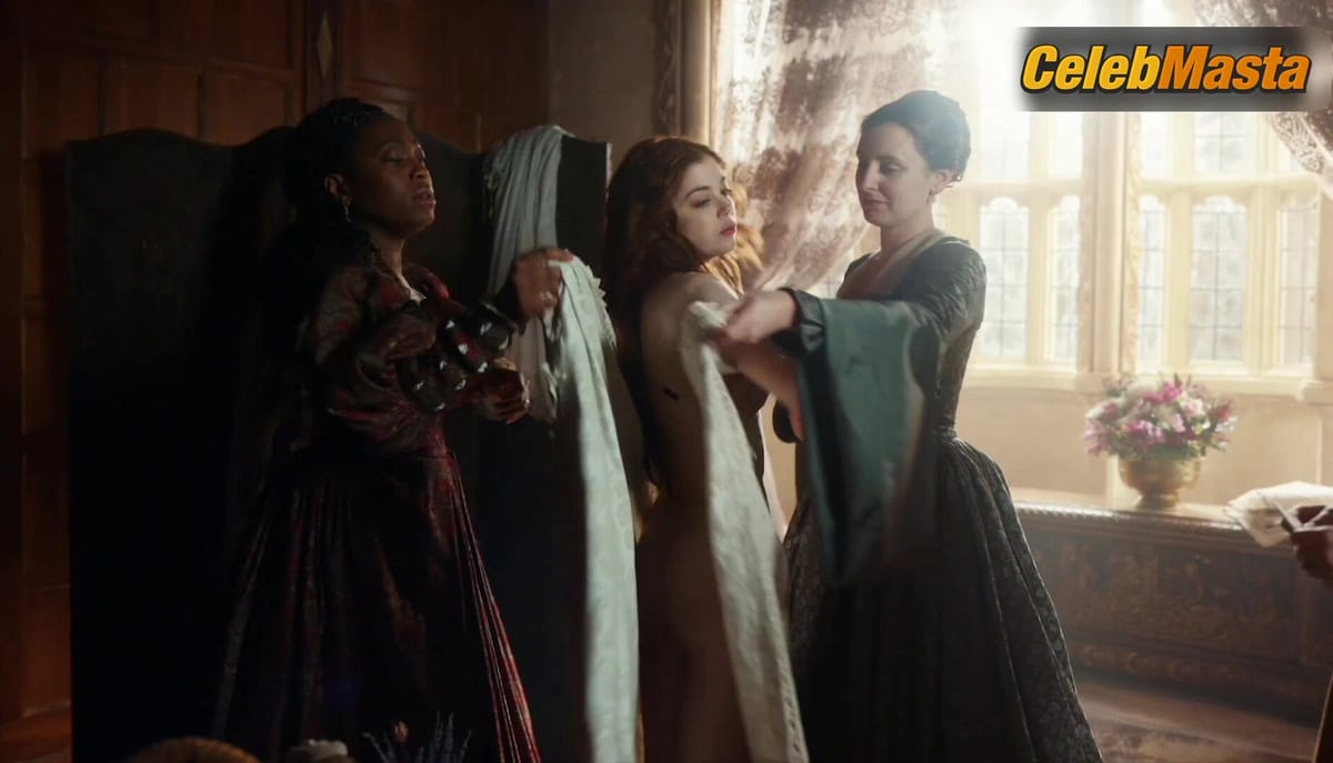 Charlotte Hope Bares Butt Scene in The Spanish Princess