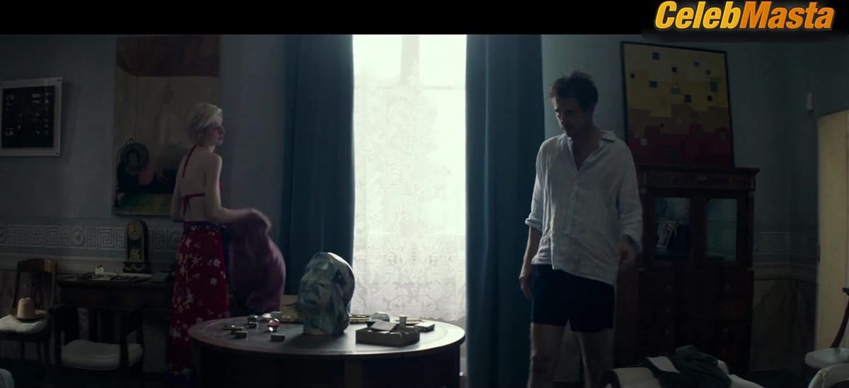 Elizabeth Debicki Swimsuit Scene in The Burnt Orange Heresy